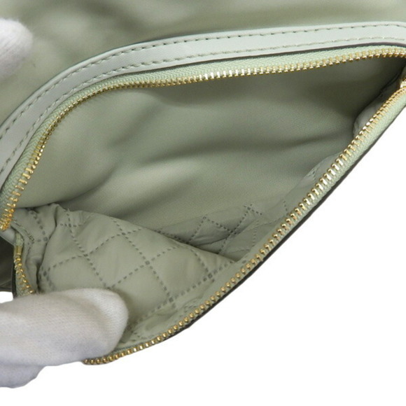 TORY BURCH Nylon Walker Emboss Small Shoulder Bag Green - Picture 7 of 9